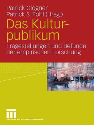 cover image of Das Kulturpublikum